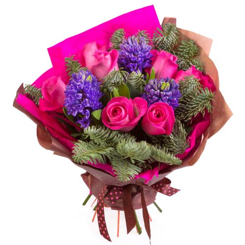 Цветочный букет «Зимняя свежесть»