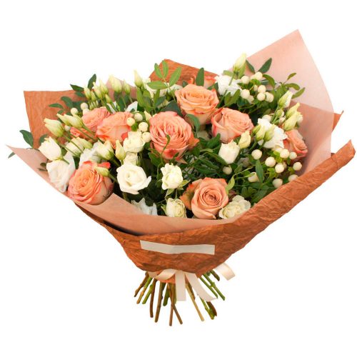 Нежный букет «Розовый Шарм»