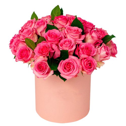 Монокомпозиция из роз «Искра»