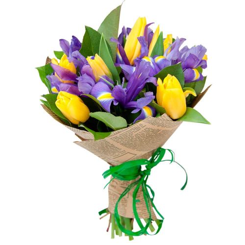 Цветочный букет «Весенний Дуэт»