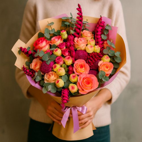 Букет «Цветочный озарт»