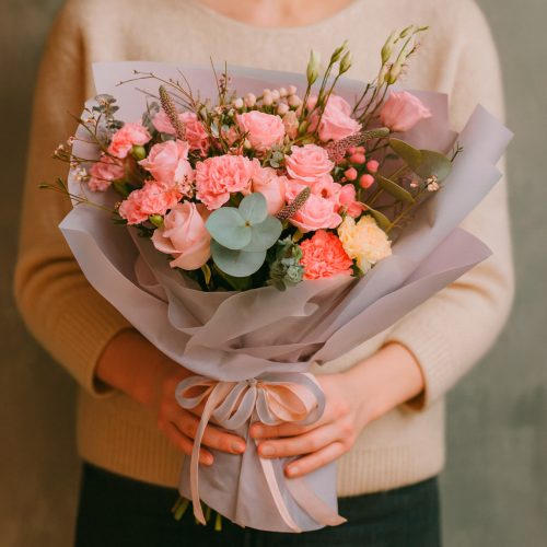 Букет «Розовое сияние»