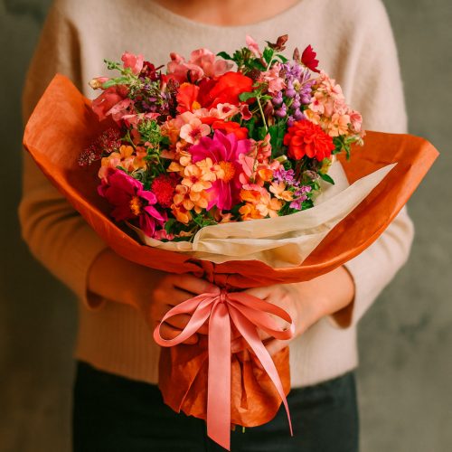 Букет цветов «Осенний ритм»