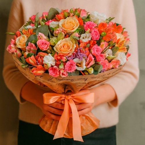 Флористический букет «Радость»