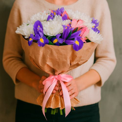 Цветочный букет «Нежное очарование»